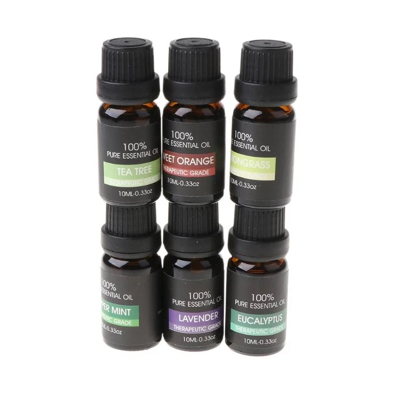 Therapeutic Grade 100% Pure Essential Oil Set of 6